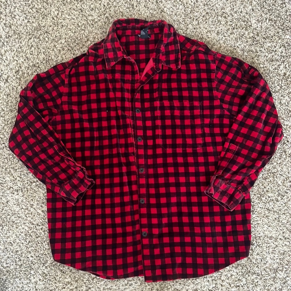Vintage Velvet New York & Company Flannel